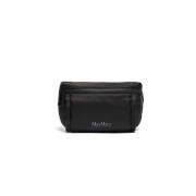 Max Mara Svart Nylon Luxepad Radente Midjeväska Black, Dam