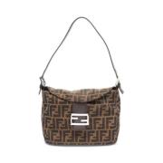 Fendi Vintage Pre-owned Canvas fendi-vskor Brown, Dam