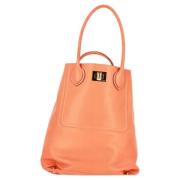 Emilio Pucci Pre-owned Pre-owned Laeder handvskor Orange, Dam