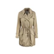 Moncler Pre-owned Pre-owned Tyg ytterklder Beige, Dam