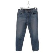 Alexander Wang Pre-owned Pre-owned Bomull jeans Blue, Dam