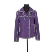 Fendi Vintage Pre-owned Silke ytterklder Purple, Dam