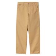 Carhartt Wip Bourbon Rinsed Single Knee Arbetsbyxa Brown, Herr