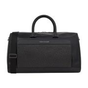 Tommy Hilfiger Svart Monogram Duffle Weekendväska Black, Herr