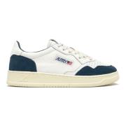 Autry Vita Läder Vintage Stil Sneakers White, Dam