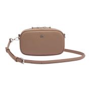 Lacoste Stad Daglig Väska Taupe PVC Beige, Dam