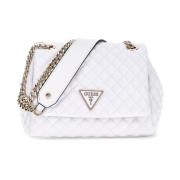 Guess Konvertibel Crossbody Väska White, Dam