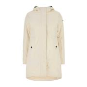 RefrigiWear Agnes Vadderad Jacka i Elfenben Beige, Dam