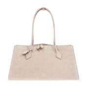 Alaïa Axelväska Le Teckel Tote Beige, Dam