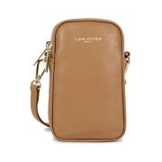 Lancaster Dragkedja Smartphone Pouch Dune Brown, Dam