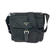 Prada Vintage Pre-owned Canvas prada-vskor Black, Dam