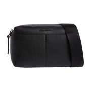 Calvin Klein Essentiell Svart Crossbody Kameraväska Black, Herr