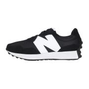 New Balance Svart Vita Herr Sneakers 327 Modell Black, Herr