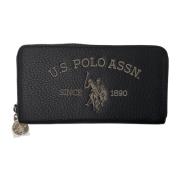 U.s. Polo Assn. Dragkedja Plånbok Black, Dam