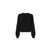 Pinko Crew Neck Sweater Black, Dam