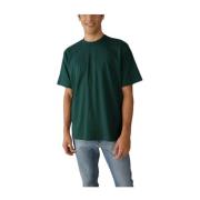 Calvin Klein Grön Avslappnad Vävd Label T-shirt Green, Herr