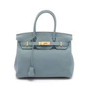 Hermès Vintage Pre-owned Laeder handvskor Blue, Dam