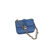 Valentino Vintage Pre-owned Laeder axelremsvskor Blue, Dam