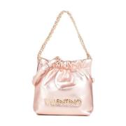 Valentino by Mario Valentino Metallisk Rosa Axelväska Pacha Pink, Dam