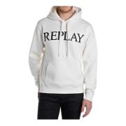 Replay Hoodie med huva White, Herr