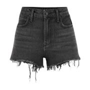 Alexander Wang Svarta Denim Bite Shorts Black, Dam