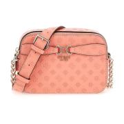 Guess Konvertibel Korall Crossbody Väska Pink, Dam