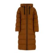 RefrigiWear Stilig Mörk Orange Nylon Dunjacka Orange, Dam