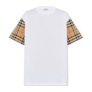 Burberry Bomull T-shirt White, Dam