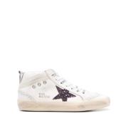 Golden Goose Vita Snörskor med Stjärnpatch White, Dam