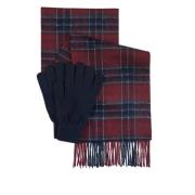 Barbour Tartan Halsduk och Handskar Brown, Unisex