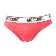 Moschino Silke Slip Set Red, Herr