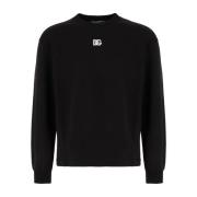 Dolce & Gabbana Stiligt Sweatshirt för Män Black, Dam