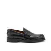 Frau Klassisk Penny Loafer Sko Black, Herr