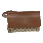 Gucci Vintage Pre-owned Canvas gucci-vskor Beige, Dam