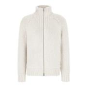 Brunello Cucinelli Ljus Beige Dun Pufferjacka White, Herr