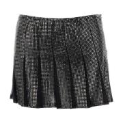 Giuseppe Di Morabito Glittrande Mini Tulle Kjol Black, Dam