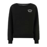 Kenzo Stilig Svart Bomulls Sweatshirt Black, Dam