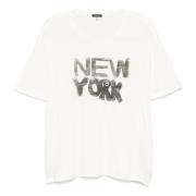 R13 Relaxed T-Shirt White, Dam