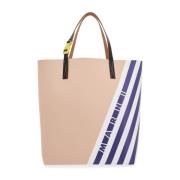 Marni Randig PVC Toteväska Pink, Herr