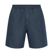 Givenchy Grå Shorts för Män Gray, Herr