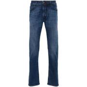 Jacob Cohën Stiliga Denim Jeans för Män Blue, Herr