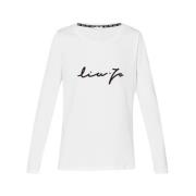 Liu Jo Klassisk T-shirt White, Dam