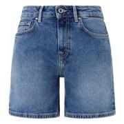 Pepe Jeans Smala Shorts Blue, Dam