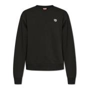 Kenzo Sweatshirt med logotypmärke Black, Herr