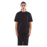 Y-3 Svart Bröstlogo Kortärmad Tee Black, Herr