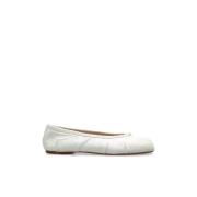 Maison Margiela tabi cut-out ballerinaskor White, Dam