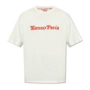 Kenzo T-shirt med tryck White, Herr