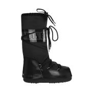 Moon Boot Kvinnors ikoniska Glance snö stövlar Black, Dam