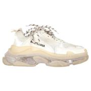 Balenciaga Vintage Pre-owned Polyester sneakers White, Dam