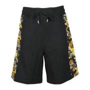 Versace Jeans Couture Stiliga Bermuda Shorts 100% Bomull Black, Herr